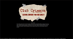 Desktop Screenshot of clubcrimsyn.com