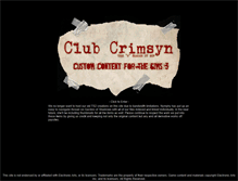 Tablet Screenshot of clubcrimsyn.com